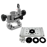 Maxbell Router Table Insert Plate with Lift Base Easy to Install Trimmer Woodworking
