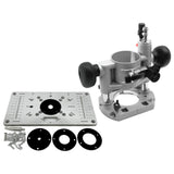 Maxbell Router Table Insert Plate with Lift Base Easy to Install Trimmer Woodworking