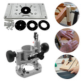 Maxbell Router Table Insert Plate with Lift Base Easy to Install Trimmer Woodworking