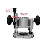 Maxbell Router Table Lift Base Tool Adjustable Trimming Machine Accessories Aluminum