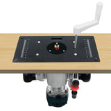 Maxbell Router Table Lift Base Tool Adjustable Trimming Machine Accessories Aluminum