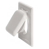 Maxbell Dryer Vent Cover Simple Installation White Wall Vent Cover for External
