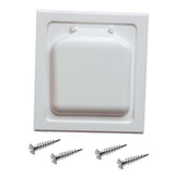 Maxbell Dryer Vent Cover Simple Installation White Wall Vent Cover for External