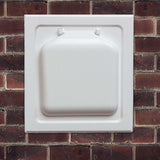 Maxbell Dryer Vent Cover Simple Installation White Wall Vent Cover for External
