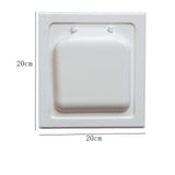 Maxbell Dryer Vent Cover Simple Installation White Wall Vent Cover for External