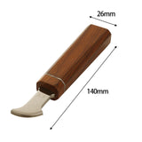 Maxbell Leather Edge Creaser Durable Leathercraft Working Tool for DIY Leather Craft 1.0mm