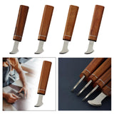 Maxbell Leather Edge Creaser Durable Leathercraft Working Tool for DIY Leather Craft 1.0mm