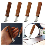 Maxbell Leather Edge Creaser Durable Leathercraft Working Tool for DIY Leather Craft 1.0mm