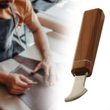 Maxbell Leather Edge Creaser Durable Leathercraft Working Tool for DIY Leather Craft 1.0mm