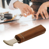 Maxbell Leather Edge Creaser Durable Leathercraft Working Tool for DIY Leather Craft 1.0mm