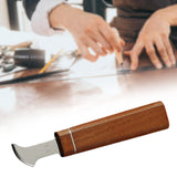 Maxbell Leather Edge Creaser Durable Leathercraft Working Tool for DIY Leather Craft 1.5mm