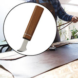 Maxbell Leather Edge Creaser Durable Leathercraft Working Tool for DIY Leather Craft 1.5mm