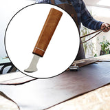 Maxbell Leather Edge Creaser Durable Leathercraft Working Tool for DIY Leather Craft 2.0mm