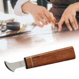 Maxbell Leather Edge Creaser Durable Leathercraft Working Tool for DIY Leather Craft 2.5mm