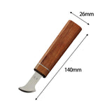 Maxbell Leather Edge Creaser Durable Leathercraft Working Tool for DIY Leather Craft 2.5mm