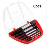 Maxbell 6Pcs Screw Extractor Set Multiuse Portable for Industrial Screw Bolt Removal