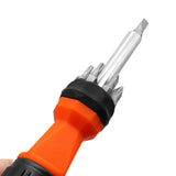 Maxbell 6 in 1 Screwdriver Durable Portable Screwdriver Multi Tool Screw Driver Bit