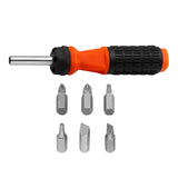 Maxbell 6 in 1 Screwdriver Durable Portable Screwdriver Multi Tool Screw Driver Bit