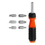 Maxbell 6 in 1 Screwdriver Durable Portable Screwdriver Multi Tool Screw Driver Bit