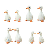 Maxbell Duck Statue Resin Creative Desktop Craft Ornament for Office Balcony Bedroom Son