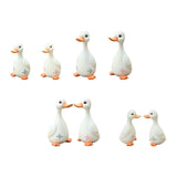 Maxbell Duck Statue Resin Creative Desktop Craft Ornament for Office Balcony Bedroom Son