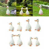 Maxbell Duck Statue Resin Creative Desktop Craft Ornament for Office Balcony Bedroom Son