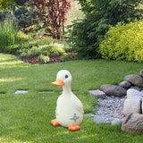 Maxbell Duck Statue Resin Creative Desktop Craft Ornament for Office Balcony Bedroom Son