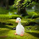 Maxbell Duck Statue Resin Creative Desktop Craft Ornament for Office Balcony Bedroom Daughter