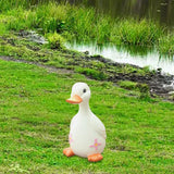 Maxbell Duck Statue Resin Creative Desktop Craft Ornament for Office Balcony Bedroom Daughter
