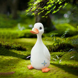 Maxbell Duck Statue Resin Creative Desktop Craft Ornament for Office Balcony Bedroom Dad