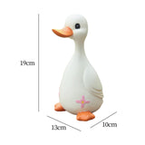 Maxbell Duck Statue Resin Creative Desktop Craft Ornament for Office Balcony Bedroom Mom