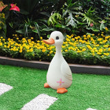 Maxbell Duck Statue Resin Creative Desktop Craft Ornament for Office Balcony Bedroom Mom