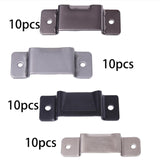 Maxbell 10 Pieces Tape Measure Holder Clip Tool Multifunction Belt Tape Measure Clip Black