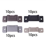 Maxbell 10 Pieces Tape Measure Holder Clip Tool Multifunction Belt Tape Measure Clip Black