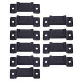 Maxbell 10 Pieces Tape Measure Holder Clip Tool Multifunction Belt Tape Measure Clip Black