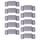 Maxbell 10 Pieces Tape Measure Holder Clip Tool Multifunction Belt Tape Measure Clip Gray