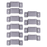Maxbell 10 Pieces Tape Measure Holder Clip Tool Multifunction Belt Tape Measure Clip Gray