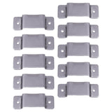 Maxbell 10 Pieces Tape Measure Holder Clip Tool Multifunction Belt Tape Measure Clip Gray