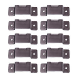 Maxbell 10 Pieces Tape Measure Holder Clip Tool Multifunction Belt Tape Measure Clip Deep Gray