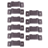 Maxbell 10 Pieces Tape Measure Holder Clip Tool Multifunction Belt Tape Measure Clip Deep Gray