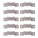 Maxbell 10 Pieces Tape Measure Holder Clip Tool Multifunction Belt Tape Measure Clip Silver