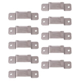 Maxbell 10 Pieces Tape Measure Holder Clip Tool Multifunction Belt Tape Measure Clip Silver