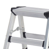 Maxbell Folding Ladder Stable Thickened Herringbone Ladder for Office Home Factories