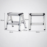 Maxbell Folding Ladder Stable Thickened Herringbone Ladder for Office Home Factories