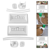 Maxbell Bee Feeder Portable Beehive Durable Water Drink Feeding Beekeeping Equipment Lid 30 Port