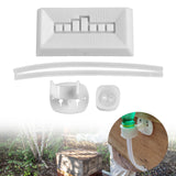 Maxbell Bee Feeder Portable Beehive Durable Water Drink Feeding Beekeeping Equipment Lid 30 Port