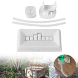 Maxbell Bee Feeder Portable Beehive Durable Water Drink Feeding Beekeeping Equipment Lid 28 Port