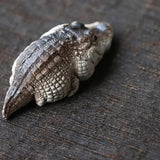 Maxbell Crocodile Statue Decorative Durable Art Figurine for Courtyard Outdoor Decor