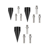 Maxbell Wood Log Splitting Drill Bit Easy Splitter Firewood Log Splitter for Camping Diameter 32mm