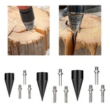 Maxbell Wood Log Splitting Drill Bit Easy Splitter Firewood Log Splitter for Camping Diameter 32mm